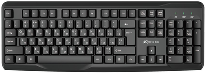 Клавіатура дротова XTRIKE ME KB-229 UA USB Black