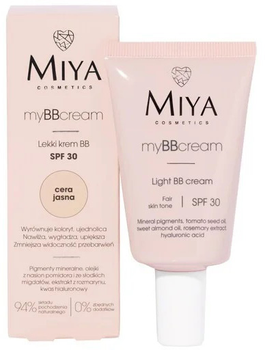 Krem BB Miya Cosmetics My BB Cream SPF 30 lekki koloryzujący do cery jasnej 40 ml (5906395957439)
