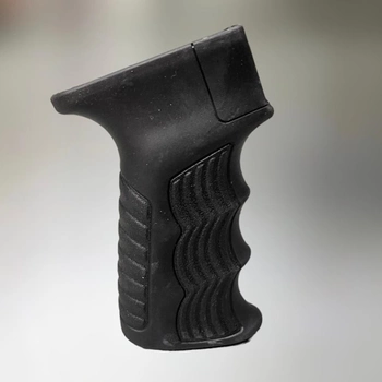 Рукоятка пистолетная для AK 47/74, прорезиненная GRIP DLG-098, цвет Черный, с отсеком для батареек (241874)
