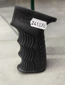 Рукоятка пістолетна для AK 47/74, прогумована, GRIP DLG-098, колір Чорний, з відсіком для батарейок (241874)