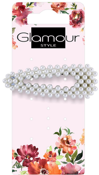 Заколка для волоссся Glamour з перлами велика (5902704176126)