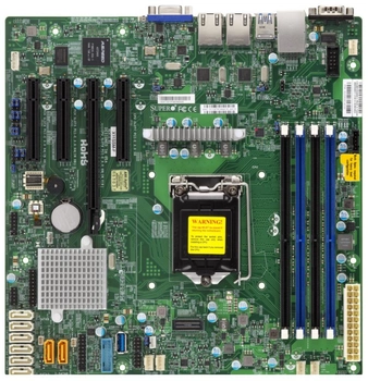 Материнська плата Supermicro MBD-X11SSM-O (s1151, Intel C236, PCI-Ex16)