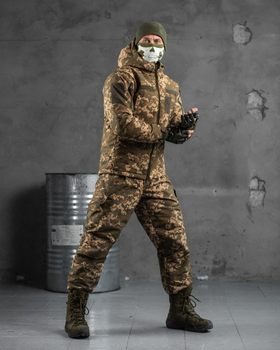 Тактичний зимовий теплий військовий комплект Polar ( Куртка + Штани ), Камуфляж: Піксель, Розмір: XXL