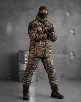 Тактический зимний теплый военный комплект KR-15 ( Куртка + Штаны ), Камуфляж: Мультикам, Размер: M