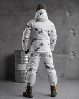 Тактичний зимовий теплий військовий комплект Falcon ( Куртка + Штани ), Камуфляж: Білий, Розмір: XXXL