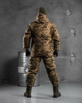 Тактичний зимовий теплий військовий комплект Bellon ( Куртка + Штани ), Камуфляж: Піксель ЗСУ, Розмір: XL