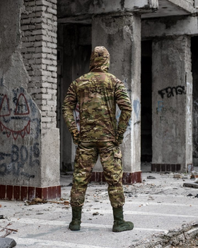 Тактичний зимовий теплий військовий комплект RH-15 ( Куртка + Штани ), Камуфляж: Мультикам, Розмір: L