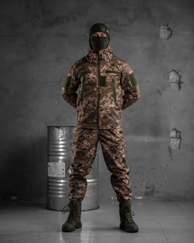 Тактический теплый военный комплект Faura ( Куртка + Штаны ), Камуфляж: Пиксель, Размер: XXXL