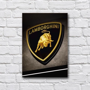 Деревянный постер «Lamborghini» 210х297 мм