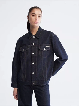 Джинсова куртка жіноча Calvin Klein 534590032 S Синя (1159796090)