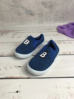 Сліпони текстильні дитячі Blue Rama 26р - 14.5 см синій (345)