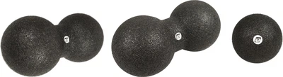 Набір М'яч для масажу і МФР EasyFit DuoBall EF-2001 16х8 см Чорний + М'яч EasyFit DuoBall EF-2000 23х12 см + М'яч EasyFit EPP EF-2003 10 см (56000745-56002110-56001955)
