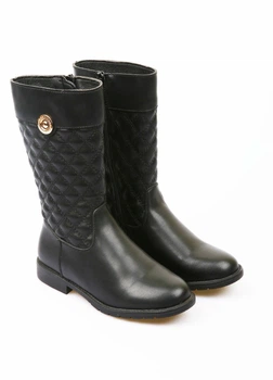 Сапоги для девочки Qwest 31 Черный (PK-72C-JSD-0408 -Black)