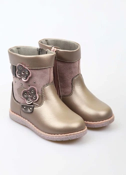 Ботинки для девочки Flamingo 22 Золотистый (PK-72C-XY-0384 -Gray)