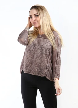 Блуза женская NU DENMARK S Коричневый (GDG-5507-50-Brown)