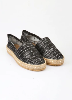 Эспадрильи No Brand 36 Черный (LN-1632-Black)