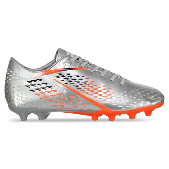 Бутсы футбольные Zelart Aikesa 500-3 размер 45 Silver-Orange