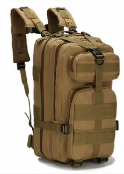 Тактический походный рюкзак на 25 л Койот D3-GGL-102