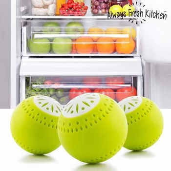 Шарики поглотитель в холодильник для удаления и поглощения запаха FRIDGE BALLS 3 шт
