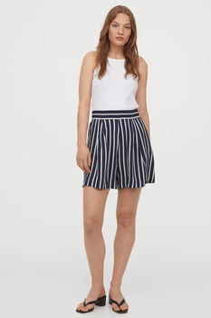 Шорти H&M 34 синьо-білий смужка 2118174722