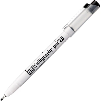Ручка для каліграфії Kuretake Zig Calligraphy Pen чорна 2.0 мм