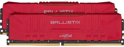 Модуль пам'яті Crucial DDR4 16Gb (2x8) Ballistix Red 3600 MHz (BL2K8G36C16U4R) Б/в