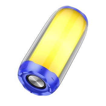 Портативна Bluetooth колонка з LED підсвічуванням HOCO HC8 Pulsating Colorful Luminous 10W Blue