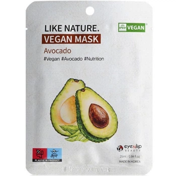 Маска для обличчя з авокадо Eyenlip Like Nature Vegan Mask Pack Avocado 25 мл (8809555253105)