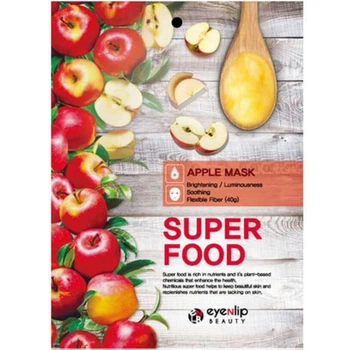 Тканинна маска для обличчя з яблуком Eyenlip Super Food Apple Mask 23 мл (8809555251620)