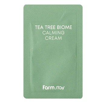 Заспокійливий крем для обличчя (пробник) FarmStay Tea Tree Biome Calming Cream 1 мл (8809783324462)