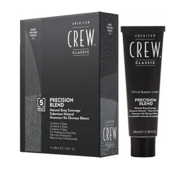 Чоловіча фарба для сивого волосся "Система маскування сивини American Crew Precision Blend Shades 2-3"