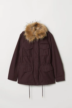 Парка H&M 36 сливовый 6594538