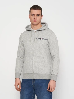 Толстовка на молнии мужская Tommy Hilfiger 11185.5 L (48) Светло-серая (2000000001364)