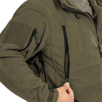 Куртка тактична Helikon-tex Флісова XL Олива PATRIOT JACKET - HEAVY FLEECE XL Olive Green (BL-PAT-HF-02-B06-XL)