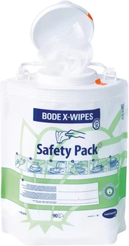 Серветки з флісу Bode X-Wipes для швидкої дезінфекції в безпечній упаковці 90 шт (9814790)