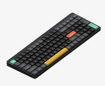 Беспроводная механическая клавиатура NuPhy Air96 V2 / Wisteria switch (tactile, 55g) / Color - Basalt Black / Hot-Swappable, RGB, ANSI US