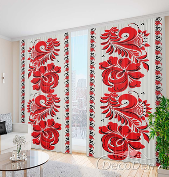 Фото Штори PHOTODECOR "Петриківський розпис 8"