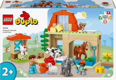 Конструктор LEGO DUPLO Town Догляд за тваринами на фермі 74 деталей (10416)