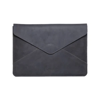 Шкіряний чохол для MacBook Pro 14" 2021-2025 INCARNE Message Сірий