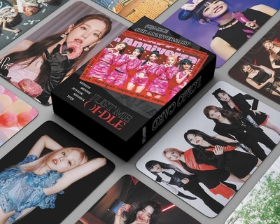 Фотокарточки K-POP lomo card карточки (G)I-dle - Just me - 55 шт