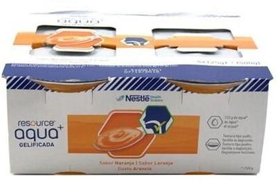 Woda żelowana Nestle Resource Orange z pomarańczą 4 x 125 g (8470001663450)