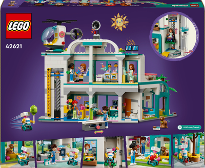 Zestaw klocków Lego Friends Szpital w mieście Heartlake 1045 części (42621)