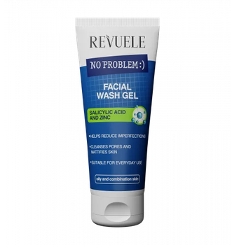 Гель для умывания Revuele No Problem Salycylic Acid & Zinc Facial Wash Gel с салициловой кислотой и цинком, 200 мл