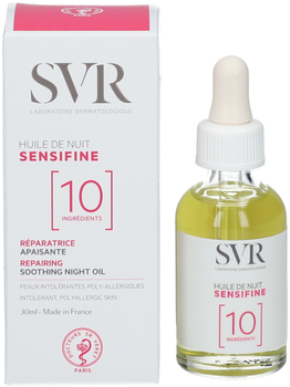 Olejek do twarzy Svr Sensifine Soothing Night Oil 30 ml (3662361002535)