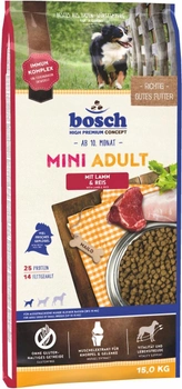 Сухий корм для собак Bosch 52050015 HPC Adult Mini Ягня і рис 15 кг (4015598013079)