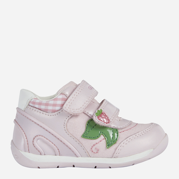 Buty sportowe dziecięce dla dziewczynki na rzepy Geox B020AA-05410-C8004 21 Różowe (8054730396010)