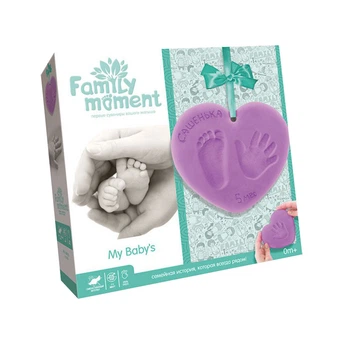 Набор креативного творчества "Family Moment" Danko Toys FMM-01-01 слепок ручки или ножки