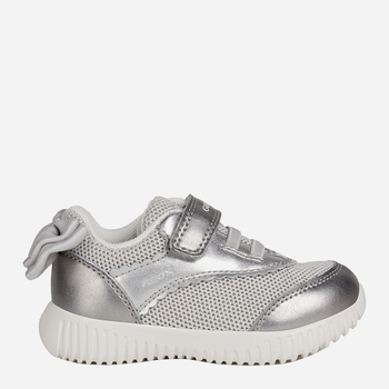 Дитячі кросівки для дівчинки Geox B021XC-0NFEW-C1007 22 Сріблясті (8054730506297)