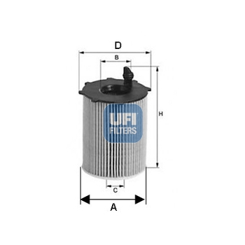 Фільтр масляний UFI 25.226.00