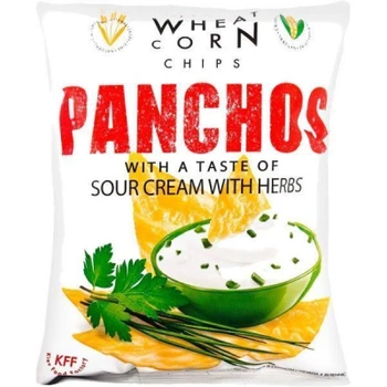 Чипсы Panchos со вкусом сметаны и зелени 82 г (4820186190199)